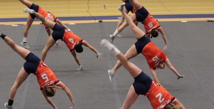 Acrobatics and Tumbling competes against Oregon