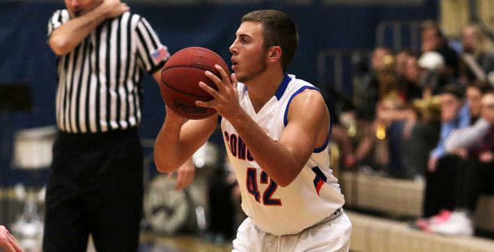 Men's Basketball can't slow Aurora in road NACC loss