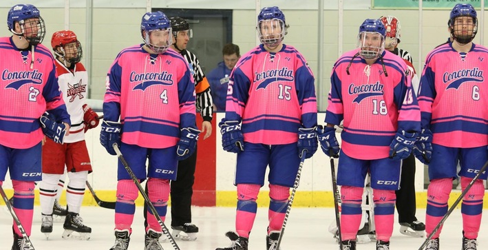 Falcons set to “Pink the Rink” on Saturday
