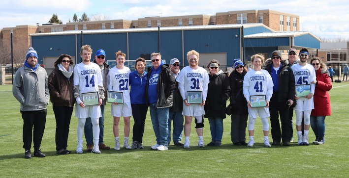 Falcons Cook Cougars on Senior Day