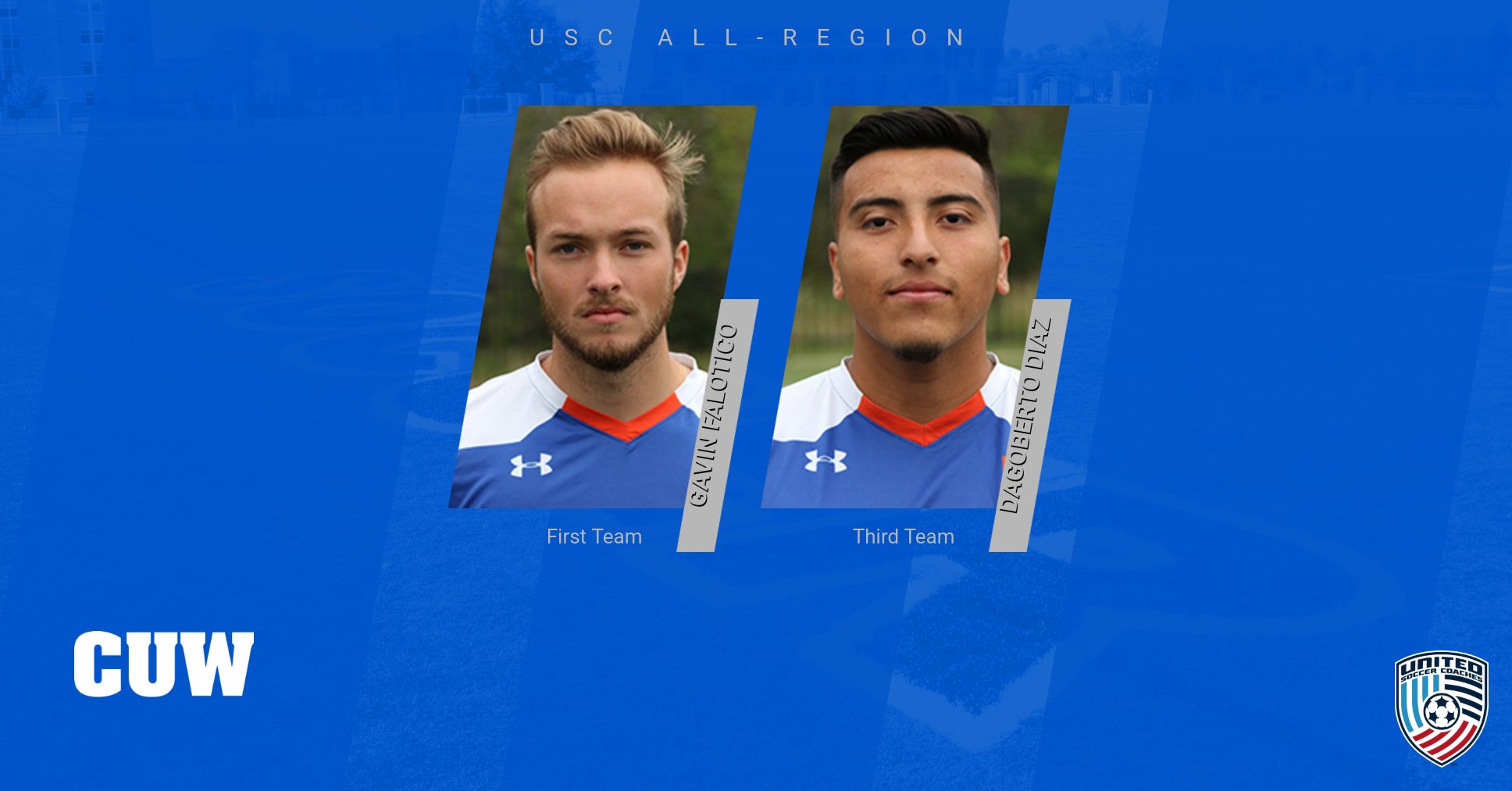 Men’s Soccer duo claims USC All-Region honors