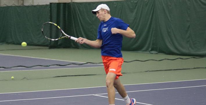 Men's Tennis edged by Greenville in non-conference play