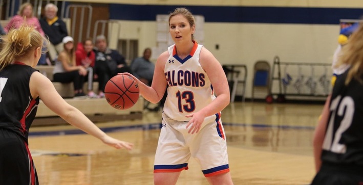 Falcons overwhelm Eagles, clinch No. 1 seed in NACC Tournament