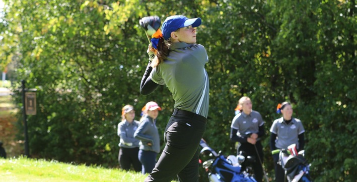 Women’s Golf reels in a seventh-place finish at Marian
