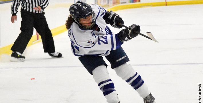 Women's Hockey season ends with overtime setback against Adrian