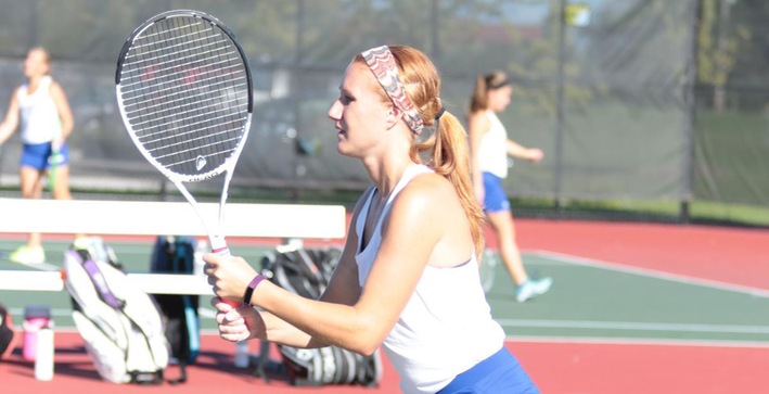 Falcons split non-conference matches on the road