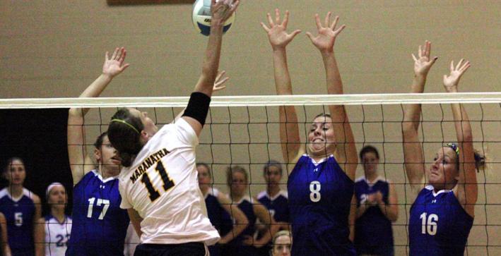 Volleyball drops third straight in NAC play