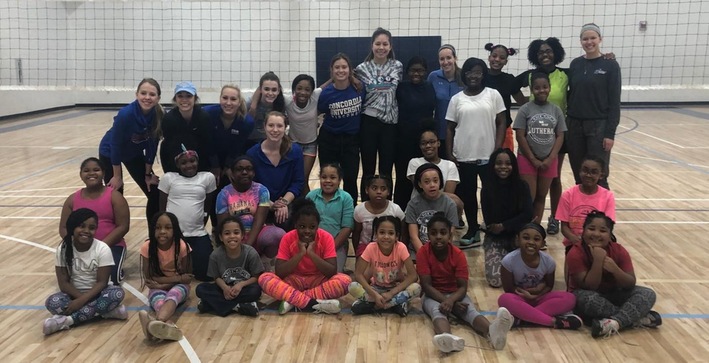Women’s Volleyball growing the game in the inner-city