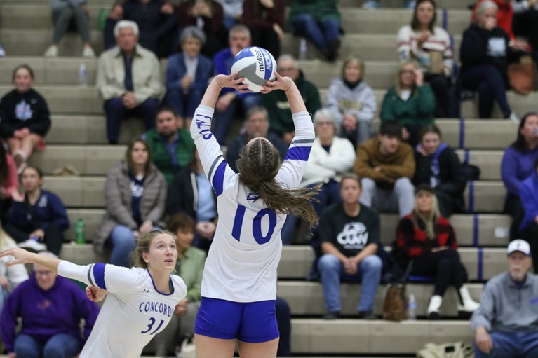 Thumbnail photo for the Women's Volleyball vs. St. Norbert (Nov. 2, 2023) gallery