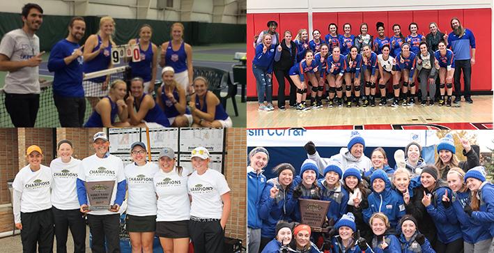 2017-18 Stories of the Year (No. 3): Women win four fall championships, land another All-Sports Award