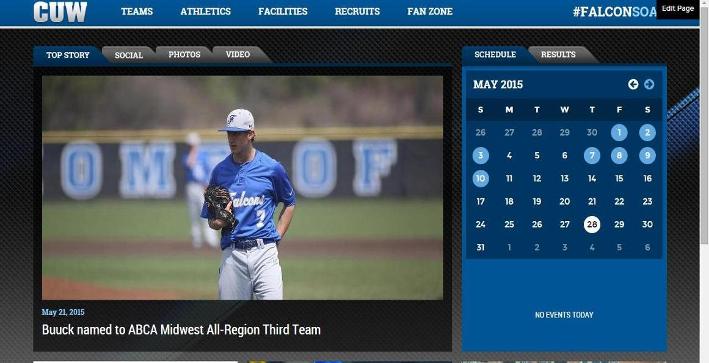 CUWFalcons.com launches redesign with PrestoSports