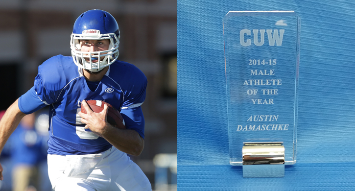 Damaschke named CUW Male Athlete of the Year