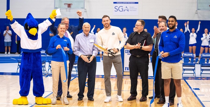 CUW Packs the R. John Buuck Fieldhouse For Ribbon-Cutting Ceremony