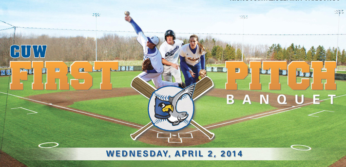 CUW Baseball, Softball to host First Pitch Banquet April 2