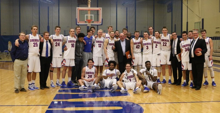 Fratzke and Coach Cassidy achieve career marks in NACC victory against Dominican