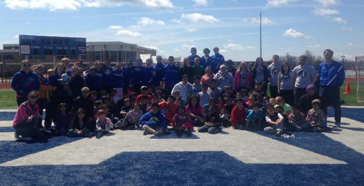 CUW Soccer Teams run clinic for students of St. Martini Lutheran School