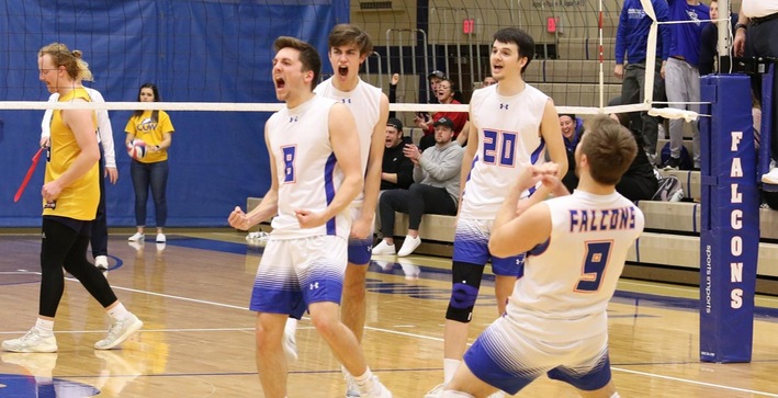 Falcons dominate fifth set in victory