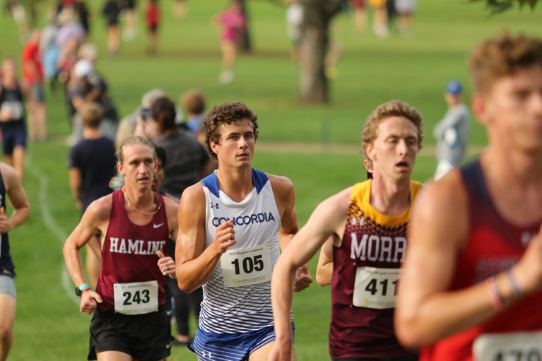Thumbnail photo for the Men's Cross Country at Eau Claire (Sept. 29, 2023) gallery