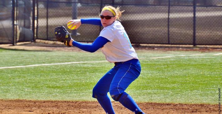 Schuh delivers another shutout, Softball splits with Wisconsin Lutheran
