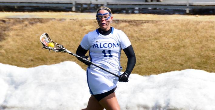Barry's four goals leads Women's Lacrosse to important road victory