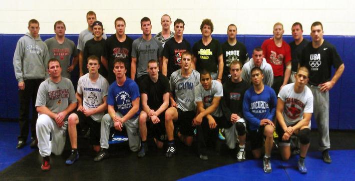 Ben Askren pictured sixth from right in back row