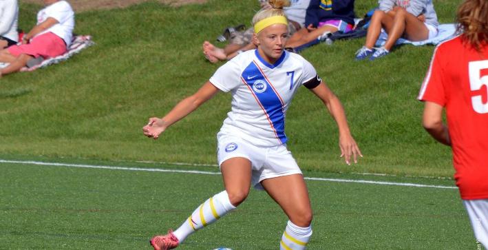 Pfannerstill scores twice, guides Women's Soccer to NACC victory over MSOE