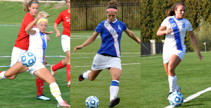 Women's Soccer places three on All-NACC First Team
