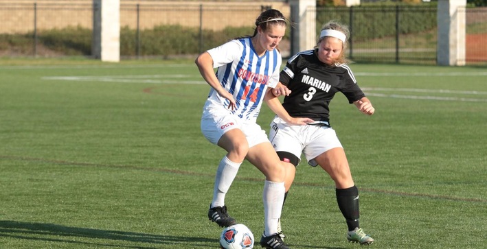 Schlosser's hat trick leads Falcons to NACC-opening win