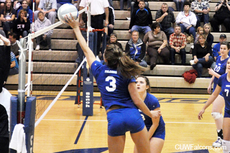 Volleyball sweeps Aurora for second-straight NAC victory
