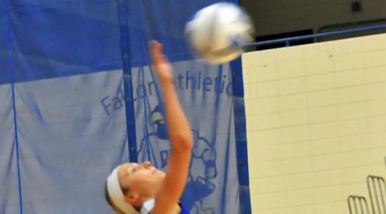 Valiant volleyball effort comes up short for Falcons