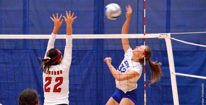 Volleyball splits four matches at Barker Classic III