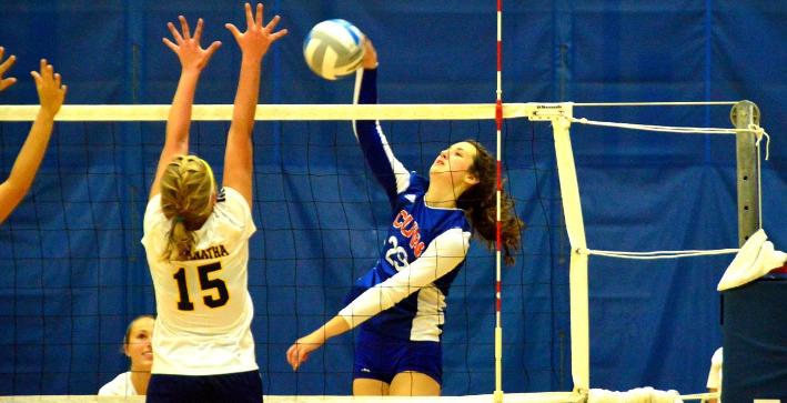 Volleyball splits home non-conference matches