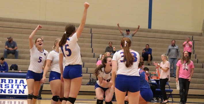Falcons sweep Pointers in convincing fashion