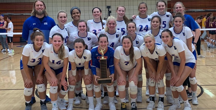 Women's Volleyball wins fourth-straight CIVT title