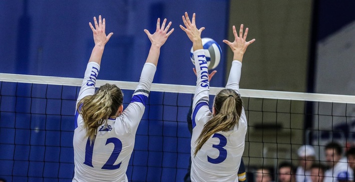 Falcons Sweep Muskies en route to NACC Semifinals